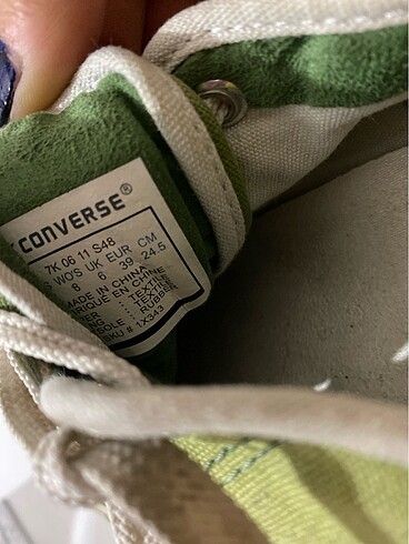 Yeşil converse - Görsel 6