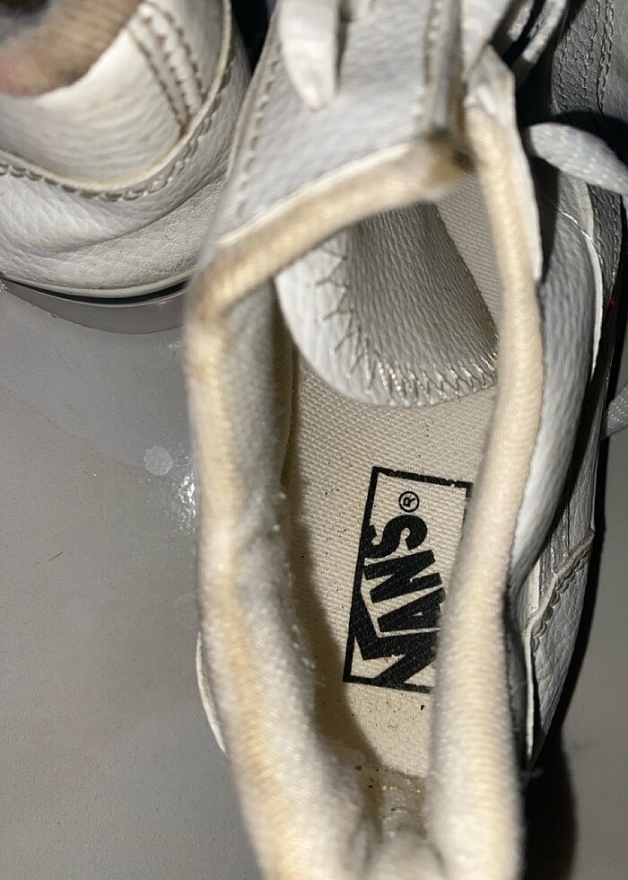 Beyaz vans ayakkabı - Görsel 2