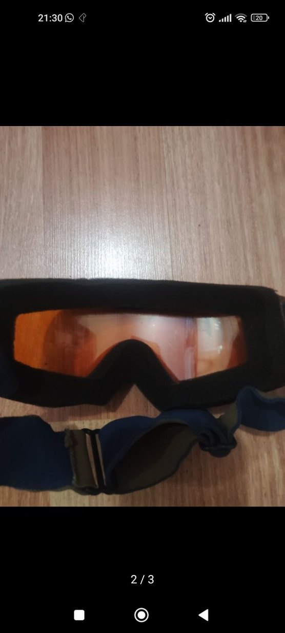 Erkek Kahverengi Kayak Gözlüğü - Buckle'lı - Görsel 2