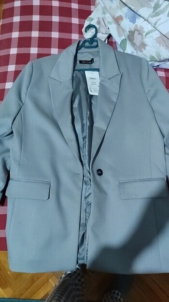 Açık gri blazer 