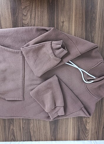 l Beden kahverengi Renk Sweatshirt
