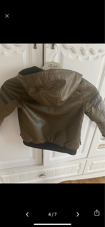 4 Yaş Beden yeşil Renk Bomber ceket