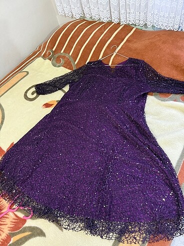 Diğer Pullu diz elbise 58 beden