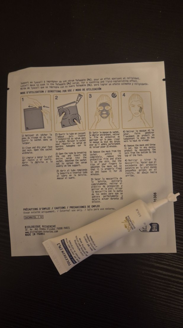 Biologique Recherche Toleskin yuz Maskesi - Görsel 2