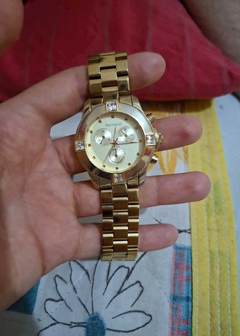 Altın Renkli Kadın Kol Saati - Görsel 5