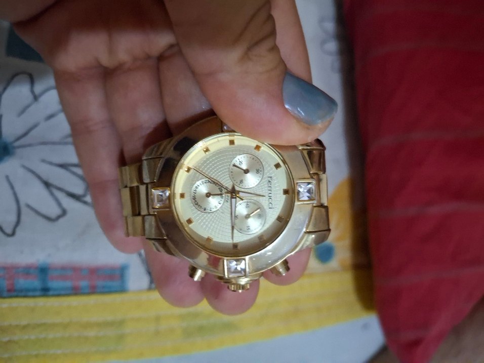 Altın Renkli Kadın Kol Saati - Görsel 2