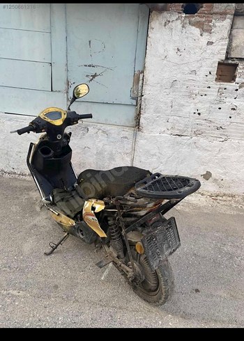 Sarı ve Siyah elektirikli Motosiklet