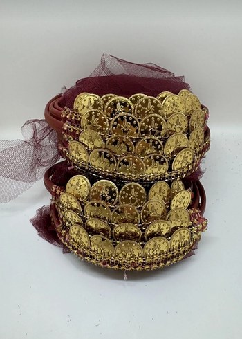 Altın Renkli paralı nedime tacı 10 lu pakette - Görsel 4