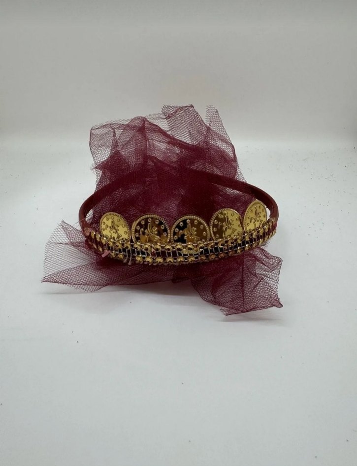 Altın Renkli paralı nedime tacı 10 lu pakette - Görsel 3