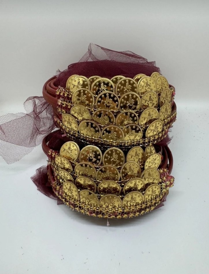 Altın Renkli paralı nedime tacı 10 lu pakette - Görsel 4