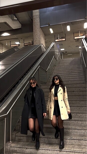 Trendyol & Milla Trendyolmilla Antrasit Kaban Palto