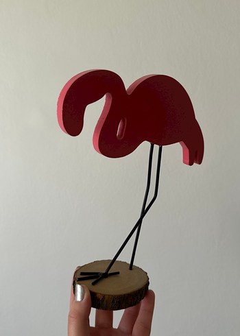 Lc Waikiki Home Pembe Flamingo Dekoratif Figür