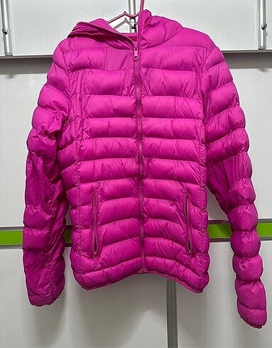 Addax pembe şişme mont