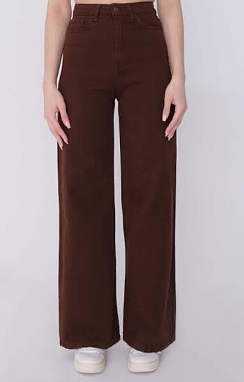 yüksek bel wide leg jean
