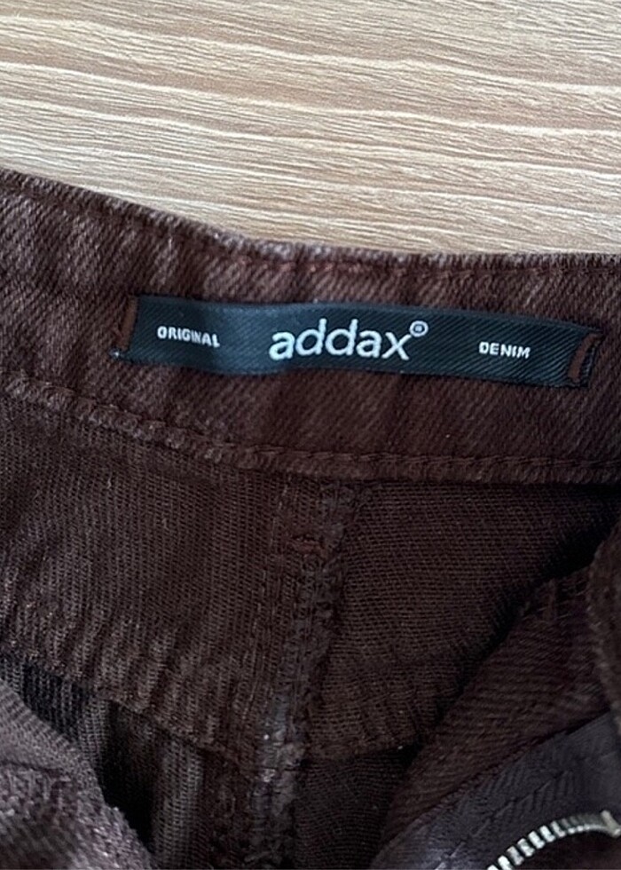 yüksek bel wide leg jean - Görsel 3