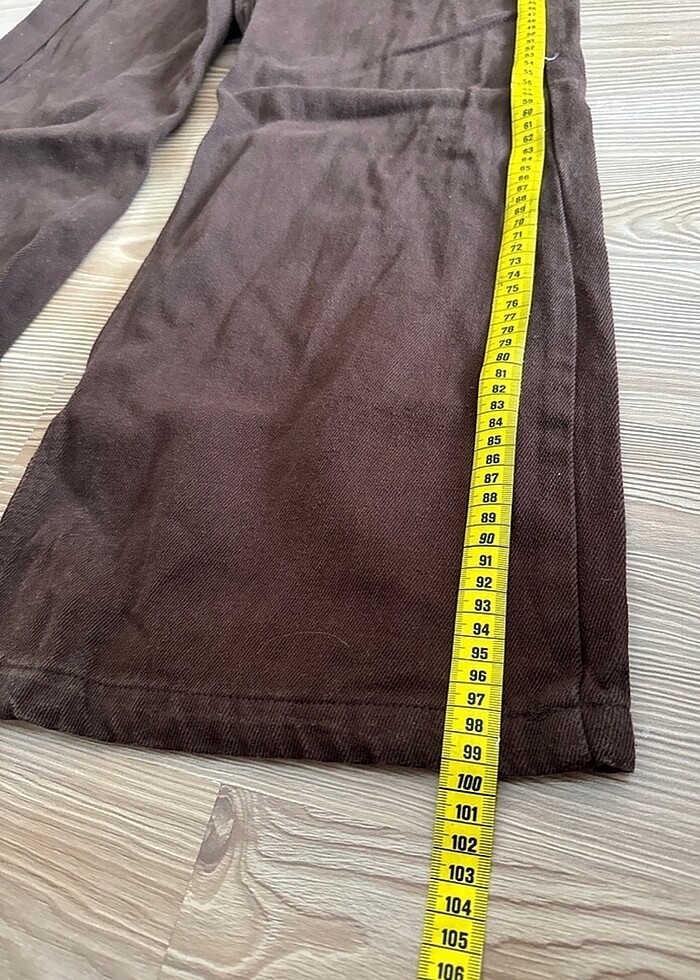 yüksek bel wide leg jean - Görsel 5