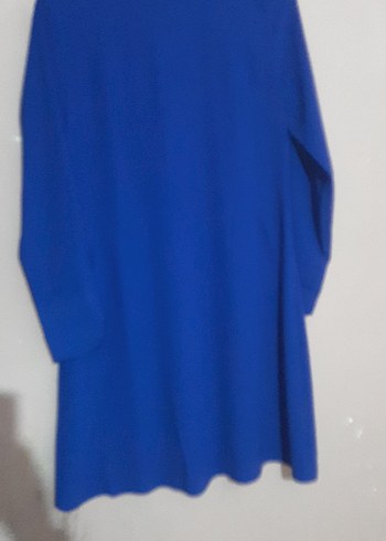 Kadın Uzun Kollu Mavi Tunik - Görsel 3