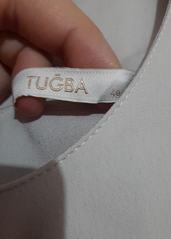 Bej Uzun Kollu Drapeli Kadın Tunik - Görsel 2