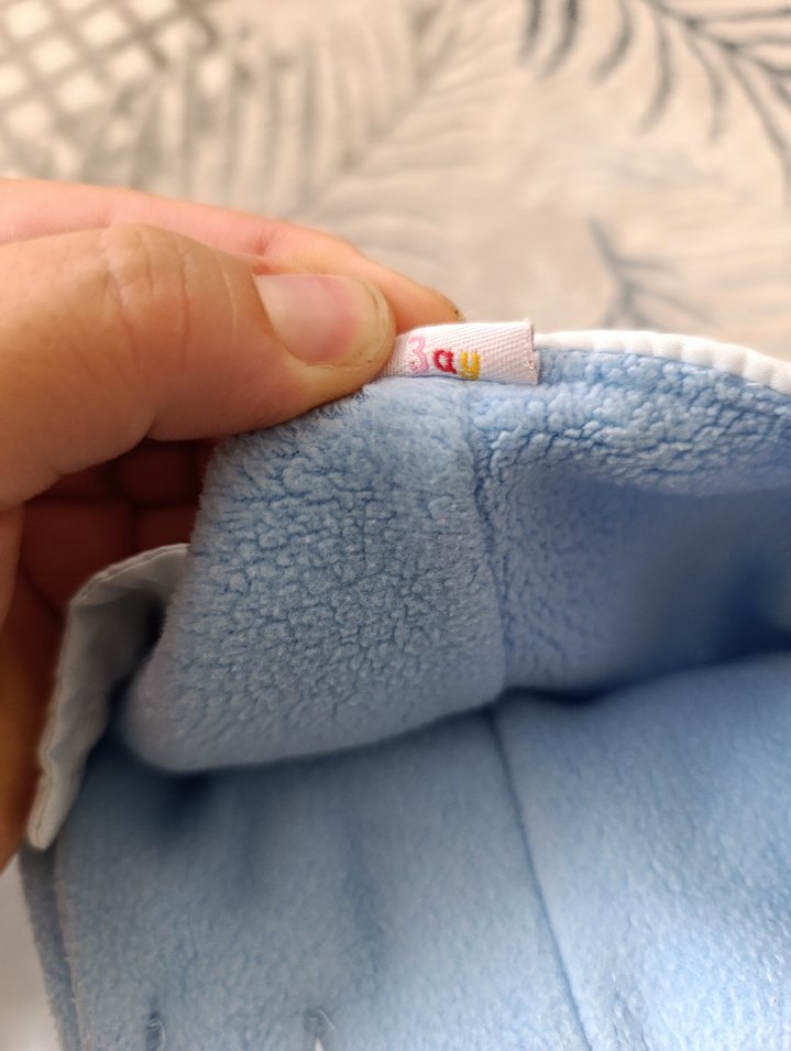 Mavi Nakışlı Erkek Bebek Kayak Tulumu - Görsel 2