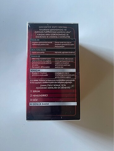 Diğer Olay regenerıst kompleks krem