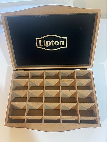 Ahşap büyük boy bitki çay kutusu - Görsel 3