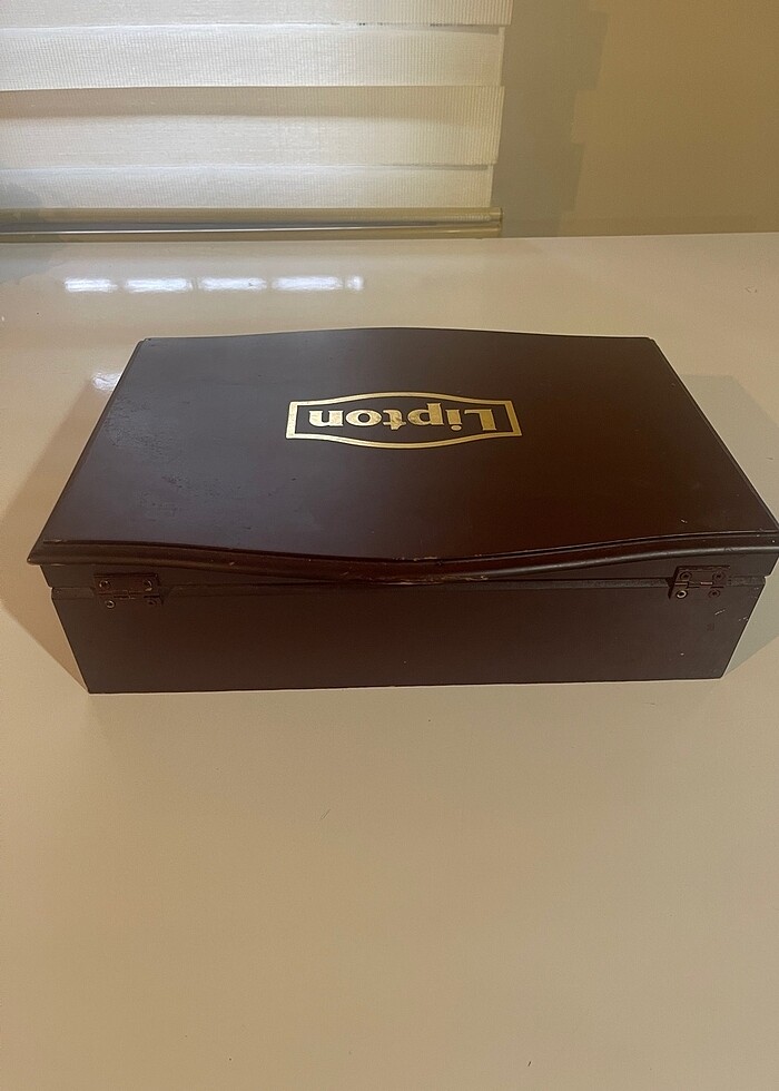 Ahşap büyük boy bitki çay kutusu - Görsel 2