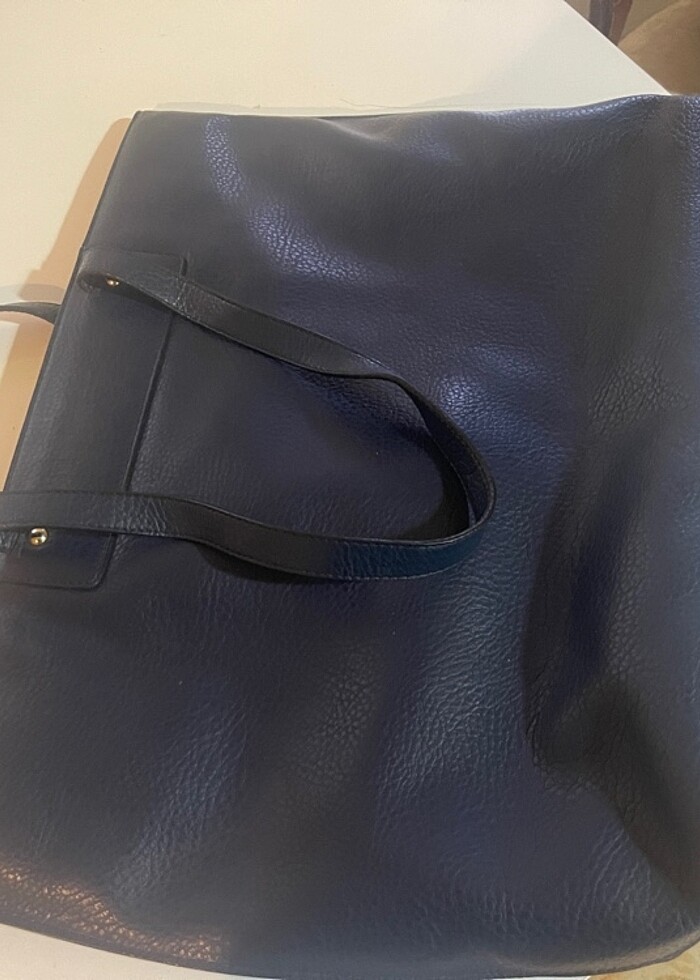 Tods Lacivert kadın büyük boy kol çantası - Görsel 4