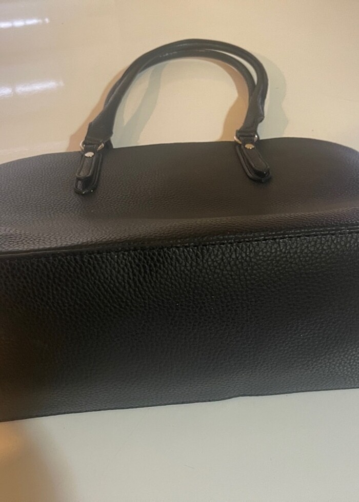 İnci gerçek deri kadın büyük boy kol çantası - Görsel 2