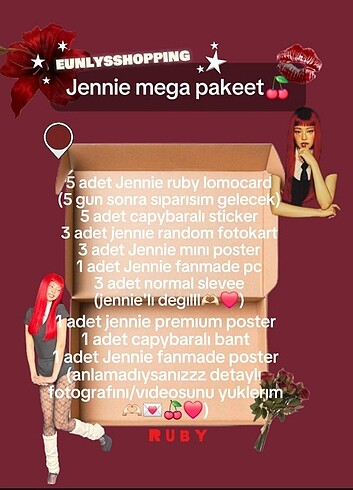 Jennie mega pakeett !