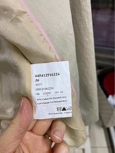 36 Beden camel Renk Kadın ceket