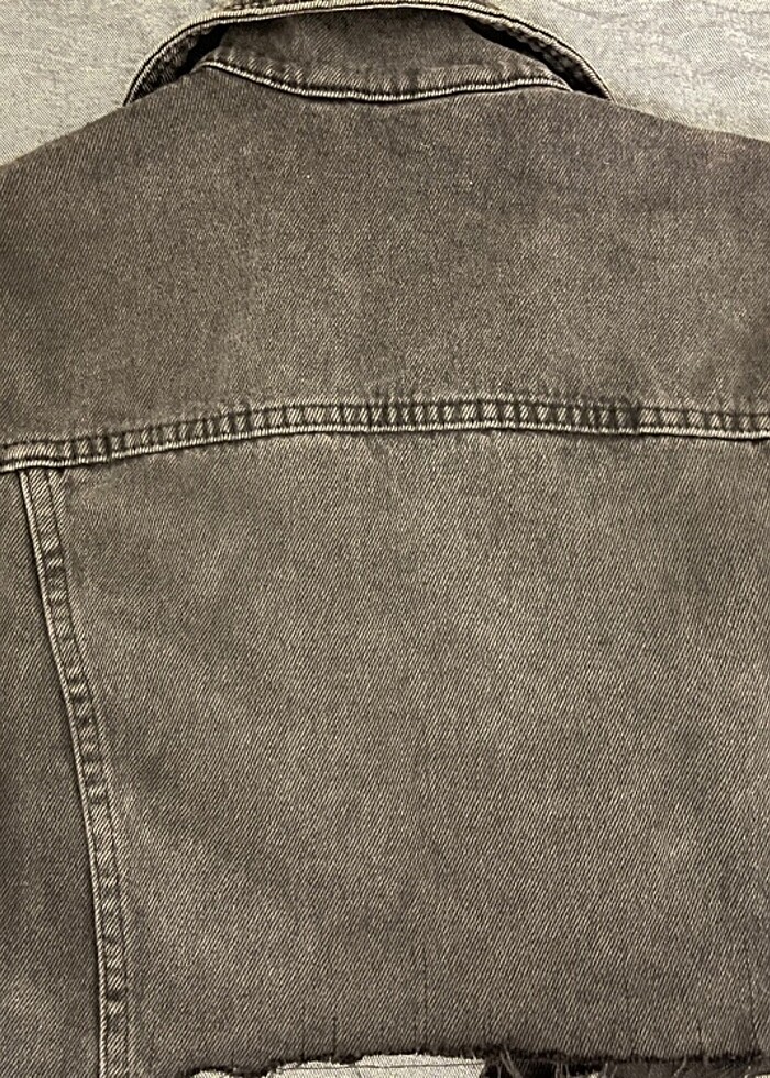 Crop kot ceket - Görsel 4