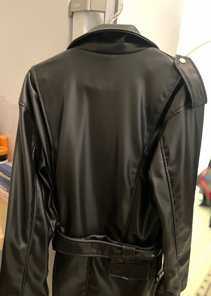 Zara Deri Elbise - Görsel 5