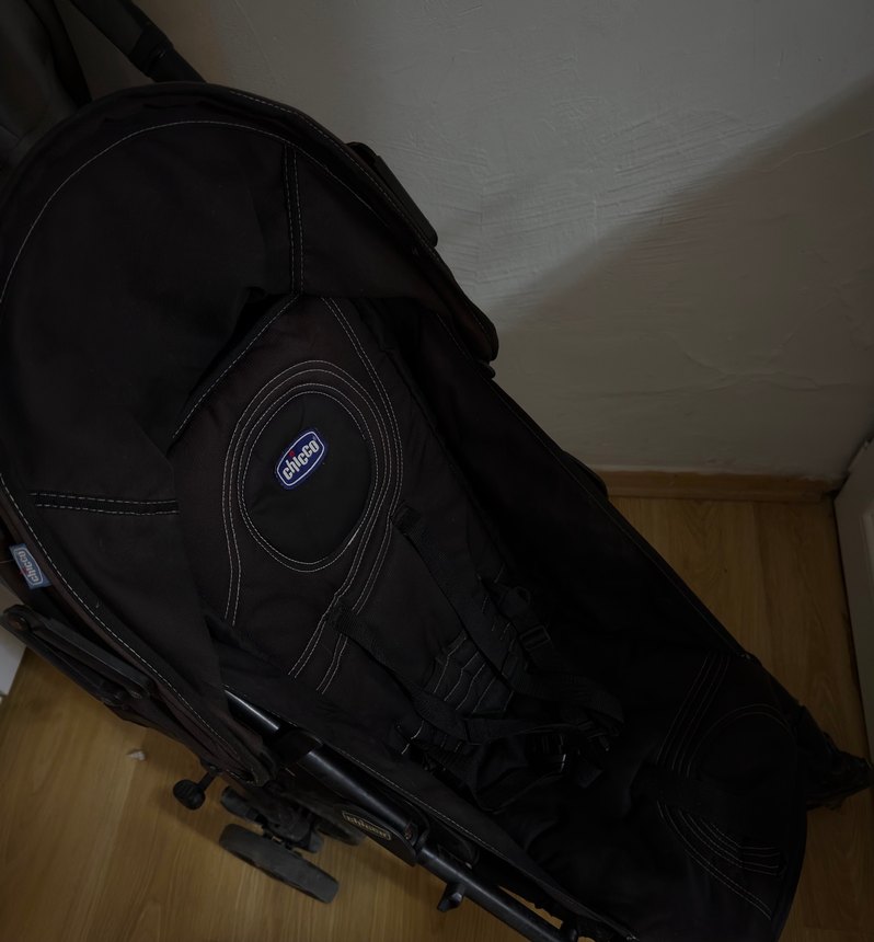 Siyah Chicco Bebek Arabası - Görsel 5