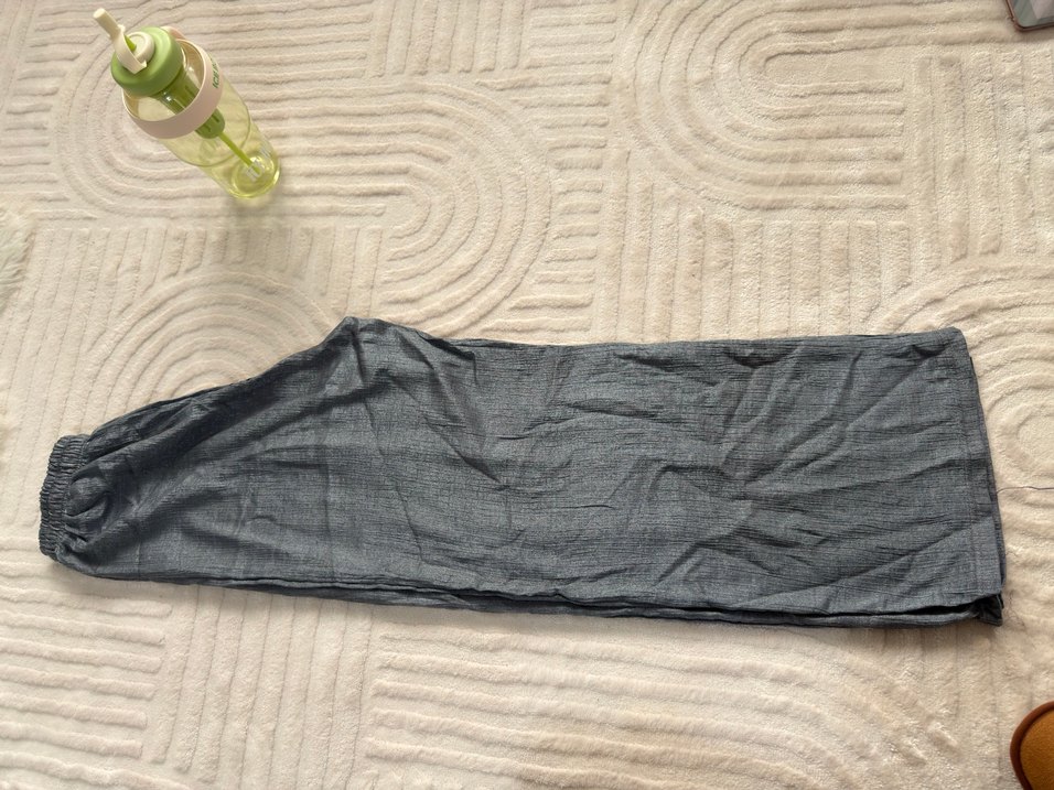 Gri parlak simli takım - Görsel 4