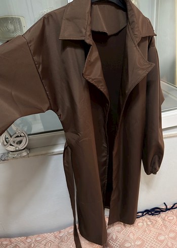Kahverengi  Kadın Trençkot - Görsel 3