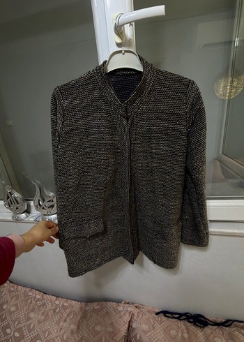 Kadın Midi Hırka, Cepli, Uzun Kollu - Görsel 4