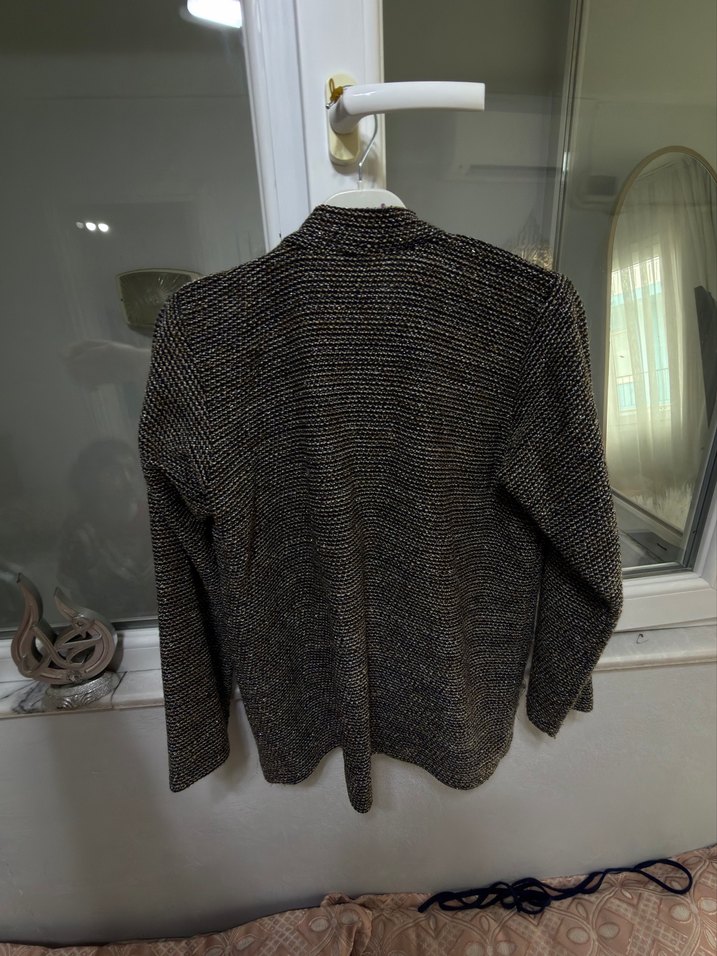 Kadın Midi Hırka, Cepli, Uzun Kollu - Görsel 5