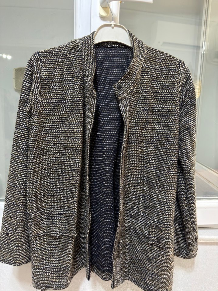 Kadın Midi Hırka, Cepli, Uzun Kollu - Görsel 2