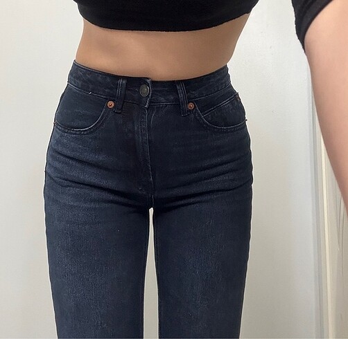 Stradivarius D98 straight fit vintage görünümlü jean 36 beden
