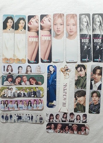 K-pop ayraç 2 tane (arkalı önlü) 