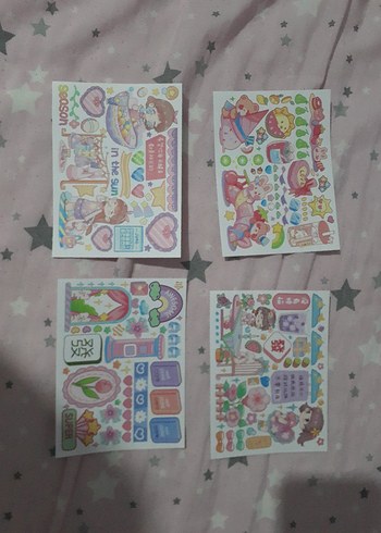 rengarenk stickerlar (fiyat bütün hepsi içindir)