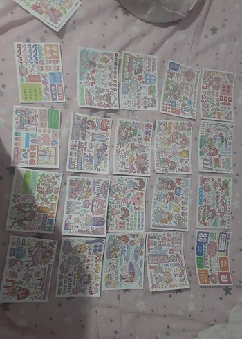rengarenk stickerlar (fiyat bütün hepsi içindir)