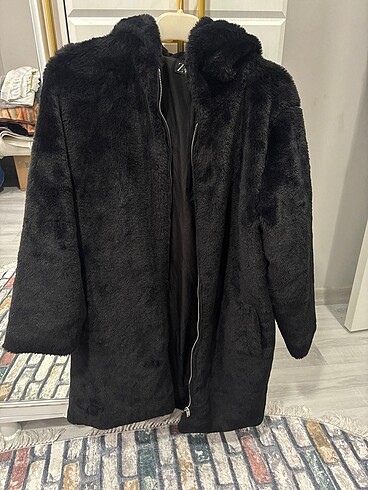 ZARA PELUŞ UZUN CEKET