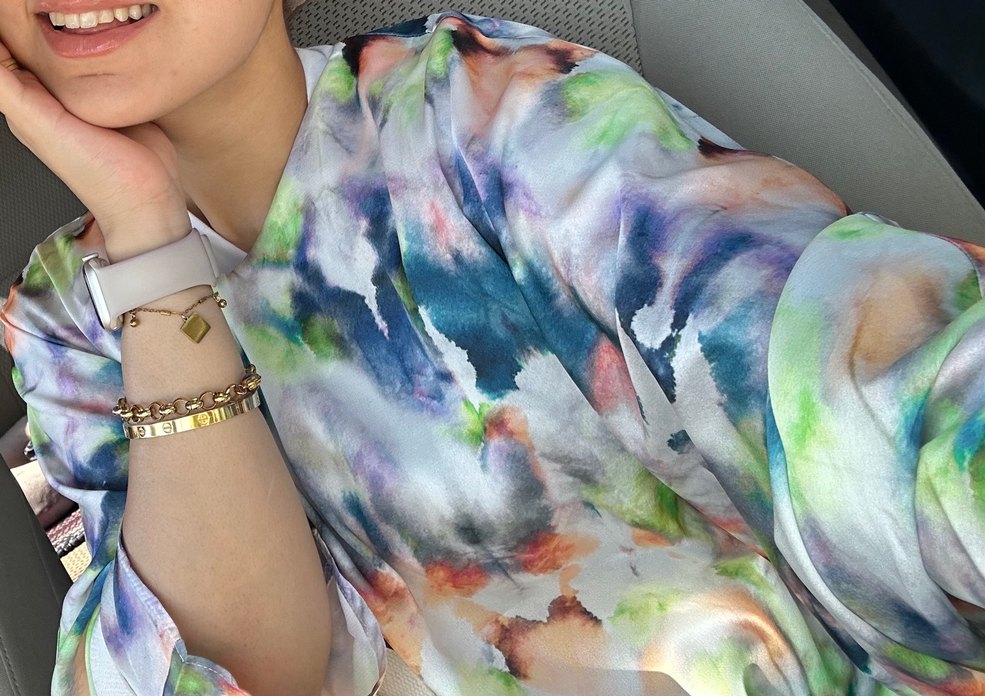 Uzun Desenli Salaş Elbise - Görsel 2