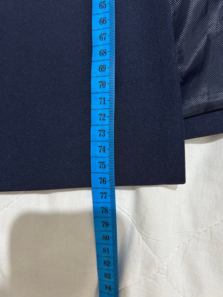 Stradivarius Lacivert Düğmeli Kadın Blazer Ceket - Görsel 5