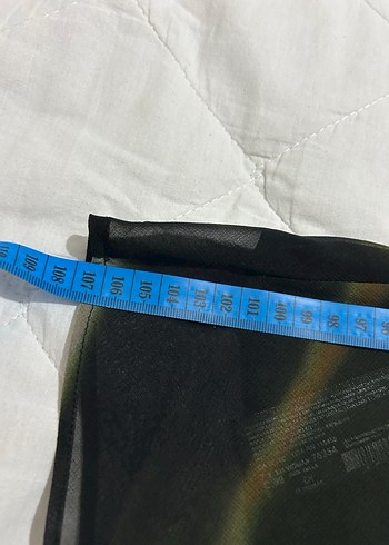 Mango Kadın Siyah Yeşil Etek - Görsel 4