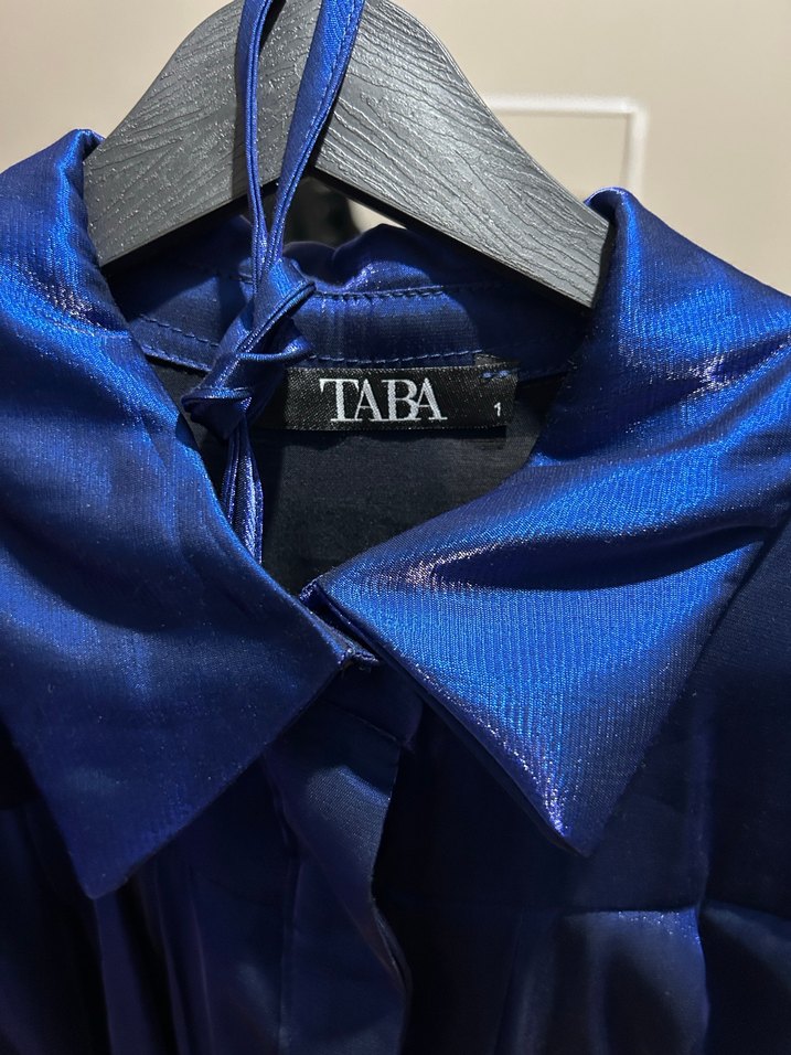 Parlak Mavi Kadın TunikGömlek - Görsel 4