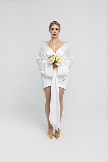 Kaftan mini elbise
