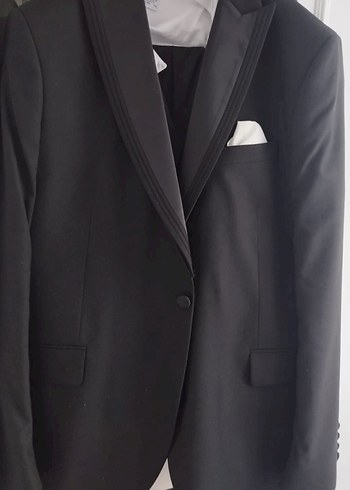 Siyah Modern Klasik Damatlık Takım Elbise - Görsel 2