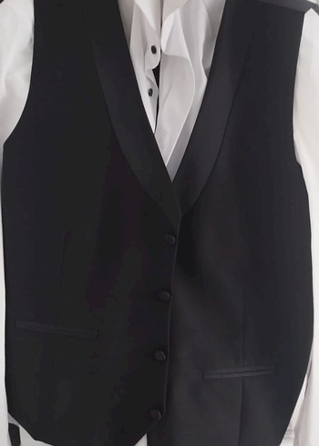 Siyah Modern Klasik Damatlık Takım Elbise - Görsel 3